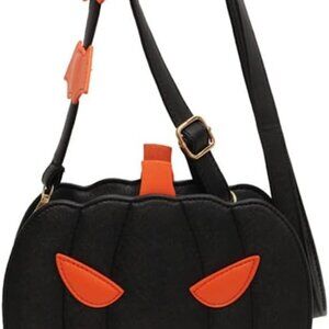 Small Spooky Pumpkin Purse - Halloween Crossbody Bag for Women, Stylish and Fun